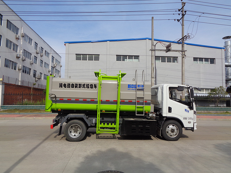 XZL5125ZZZBEV型純電動自裝卸式垃圾車